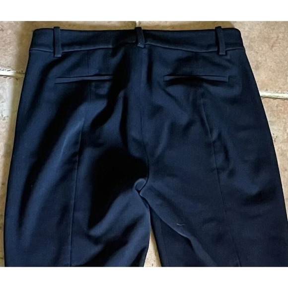 J. CREW Womens Solid Black K2916 Slim Ankle Bi-Stretch Trouser Pants 2 Mid Rise - Picture 8 of 9